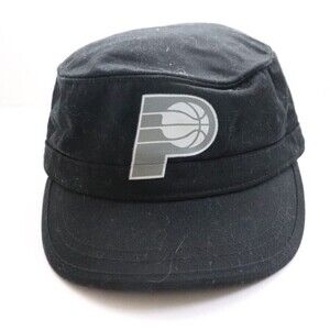 Indiana Pacers Hat Minimalist Design‎ Five Panel Cap Basketball NBA Black